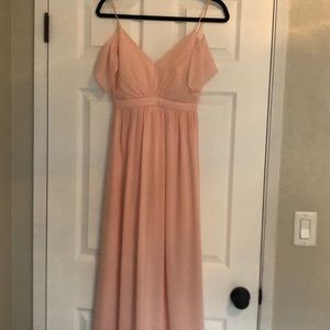 LULUS Blush Maxi Dress